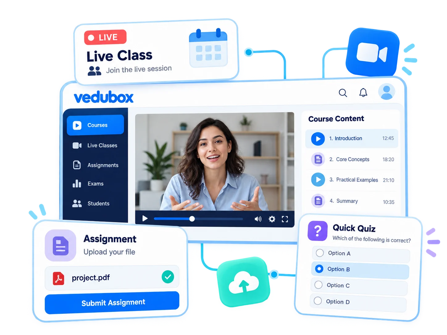 Widgets de page d'accueil