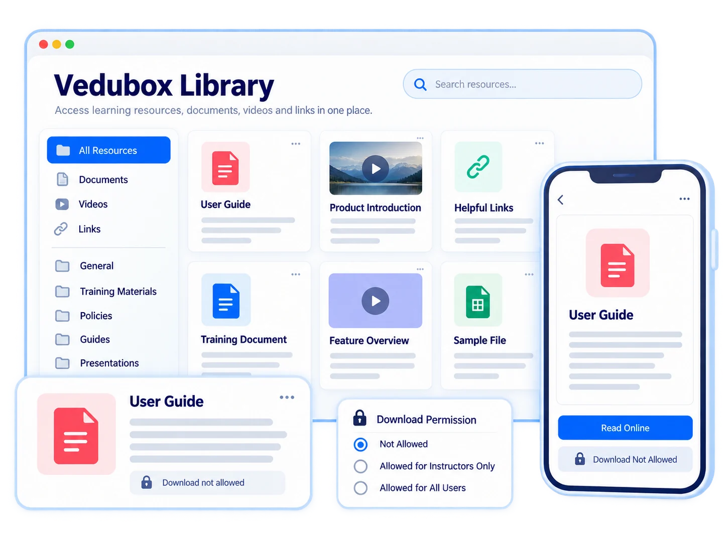 Bibliothèque Vedubox